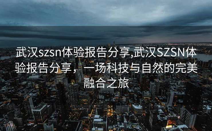 武汉szsn体验报告分享,武汉SZSN体验报告分享，一场科技与自然的完美融合之旅