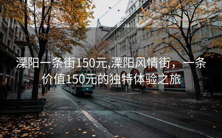 溧阳一条街150元,溧阳风情街，一条价值150元的独特体验之旅