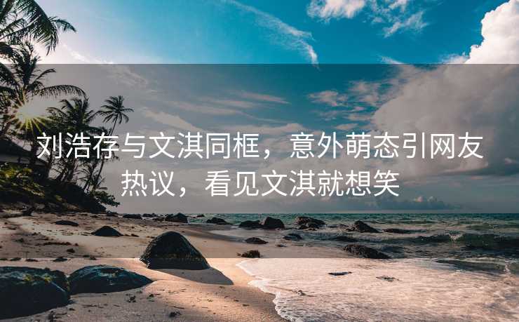 刘浩存与文淇同框，意外萌态引网友热议，看见文淇就想笑