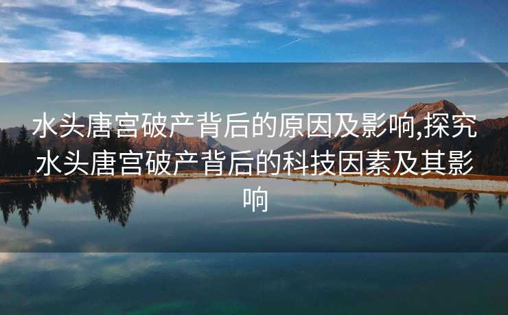 水头唐宫破产背后的原因及影响,探究水头唐宫破产背后的科技因素及其影响