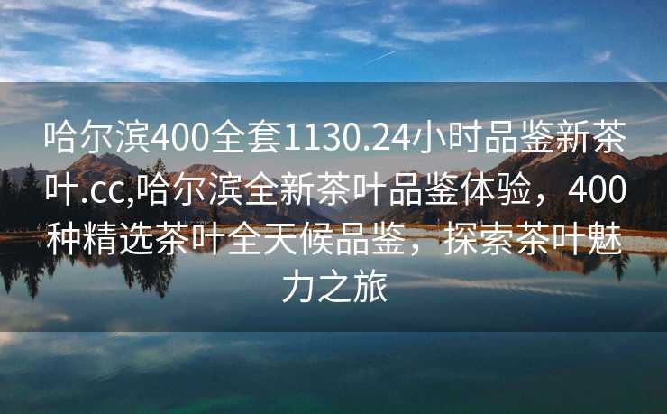 哈尔滨400全套1130.24小时品鉴新茶叶.cc,哈尔滨全新茶叶品鉴体验，400种精选茶叶全天候品鉴，探索茶叶魅力之旅