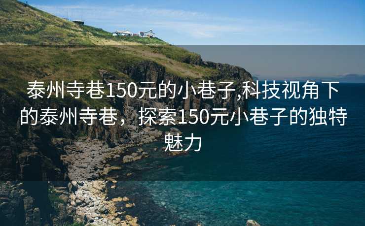 泰州寺巷150元的小巷子,科技视角下的泰州寺巷，探索150元小巷子的独特魅力