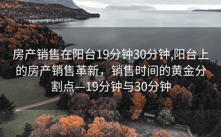 房产销售在阳台19分钟30分钟,阳台上的房产销售革新，销售时间的黄金分割点—19分钟与30分钟