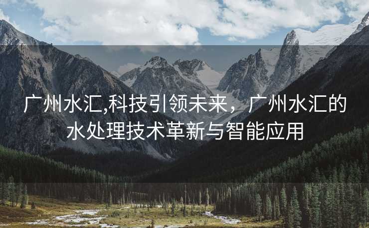 广州水汇,科技引领未来，广州水汇的水处理技术革新与智能应用