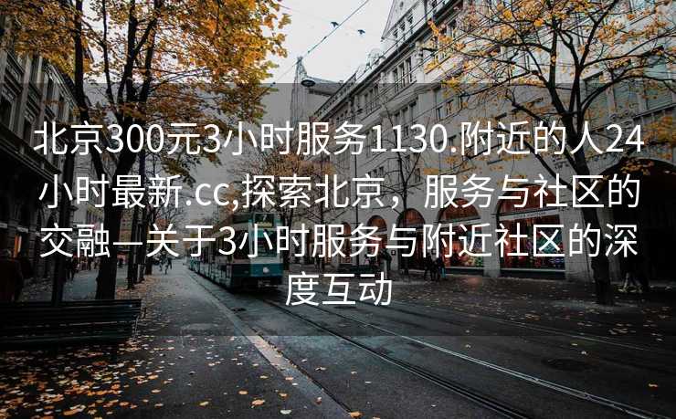 北京300元3小时服务1130.附近的人24小时最新.cc,探索北京，服务与社区的交融—关于3小时服务与附近社区的深度互动