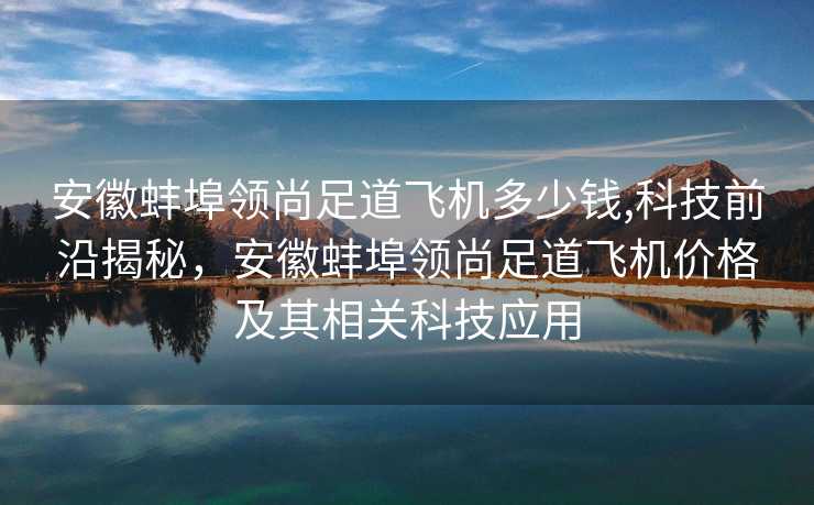 安徽蚌埠领尚足道飞机多少钱,科技前沿揭秘，安徽蚌埠领尚足道飞机价格及其相关科技应用