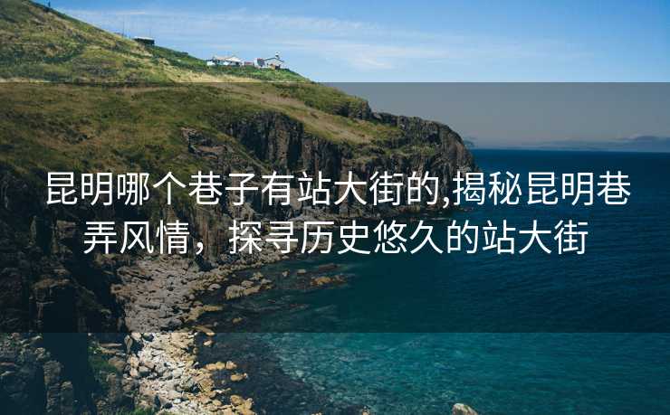 昆明哪个巷子有站大街的,揭秘昆明巷弄风情，探寻历史悠久的站大街