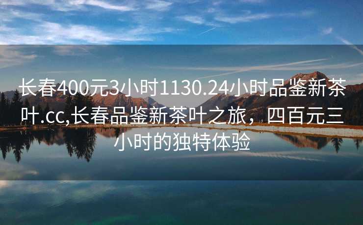 长春400元3小时1130.24小时品鉴新茶叶.cc,长春品鉴新茶叶之旅，四百元三小时的独特体验