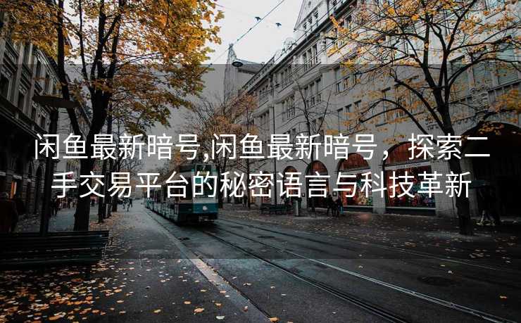 闲鱼最新暗号,闲鱼最新暗号，探索二手交易平台的秘密语言与科技革新